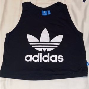 Adidas Black Crop Tank